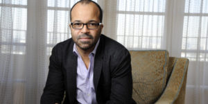 In this Friday, Nov. 8, 2013 photo, Jeffrey Wright, a cast member in "The Hunger Games: Catching Fire," poses for a portrait at the Four Seasons Hotel in Beverly Hills, Calif.  The film releases Friday, Nov. 22, 2013. (Photo by Chris Pizzello/Invision/AP)
